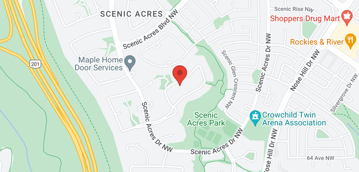 map of 164 Scandia Hill NW